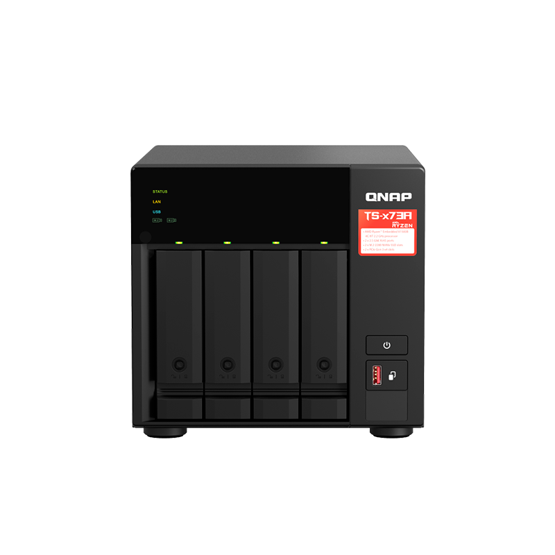 Servidor QNAP TS-473A-8G NAS 4 Bahias 8GB RAM