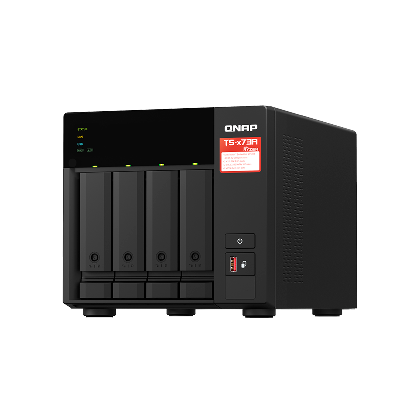 Servidor QNAP TS-473A-8G NAS 4 Bahias 8GB RAM