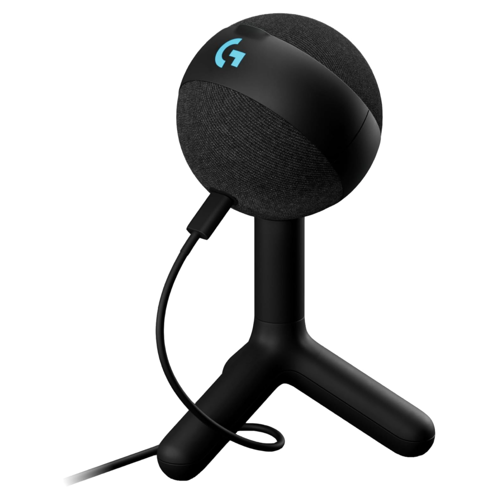 Microfono LOGITECH YETI ORB Cardiode USB RGB Llightsync Black