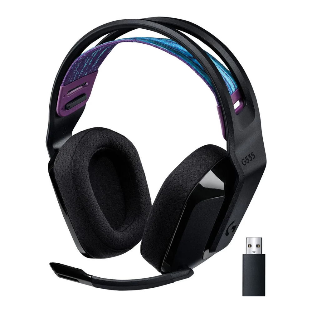 Audifono C/ Microf. LOGITECH G535 Lightspeed PS5/PS4/PC Wireless Black/Blue