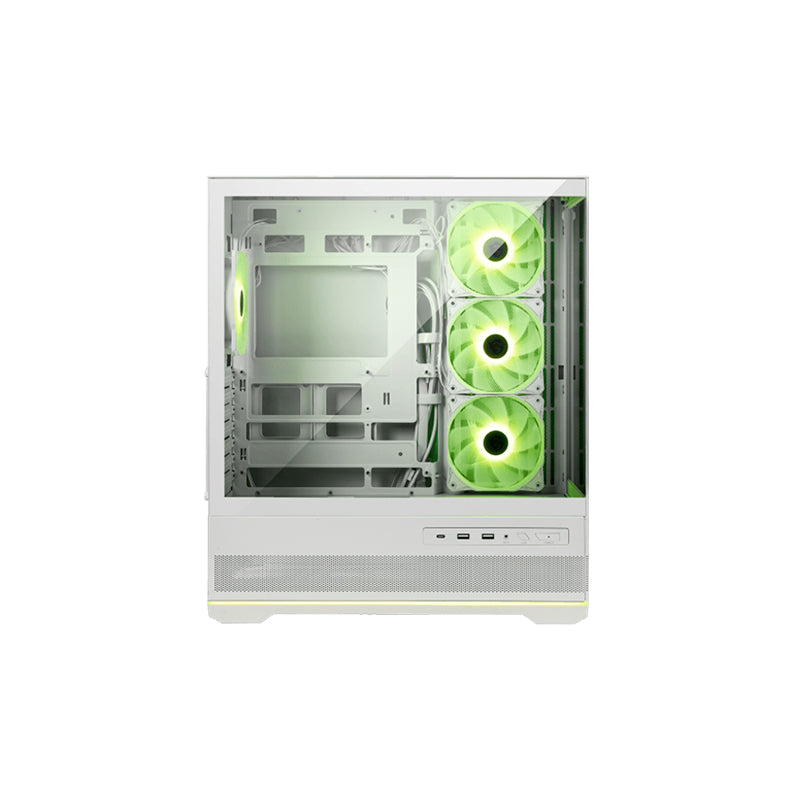 Case MSI MAG PANO 110R PZ WHITE, mini-ITX, Micro-ATX, ATX, Mid Tower