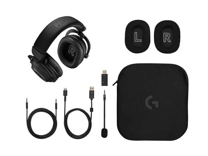 Auricular C/Microf. Logitech G Pro X 2 Lightspeed Wireless / BT / 3.5 mm Black