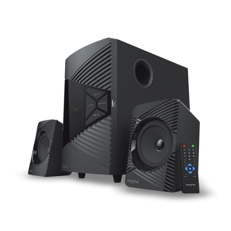 Parlante Creative E2500 2.1 Bluetooth FM Black