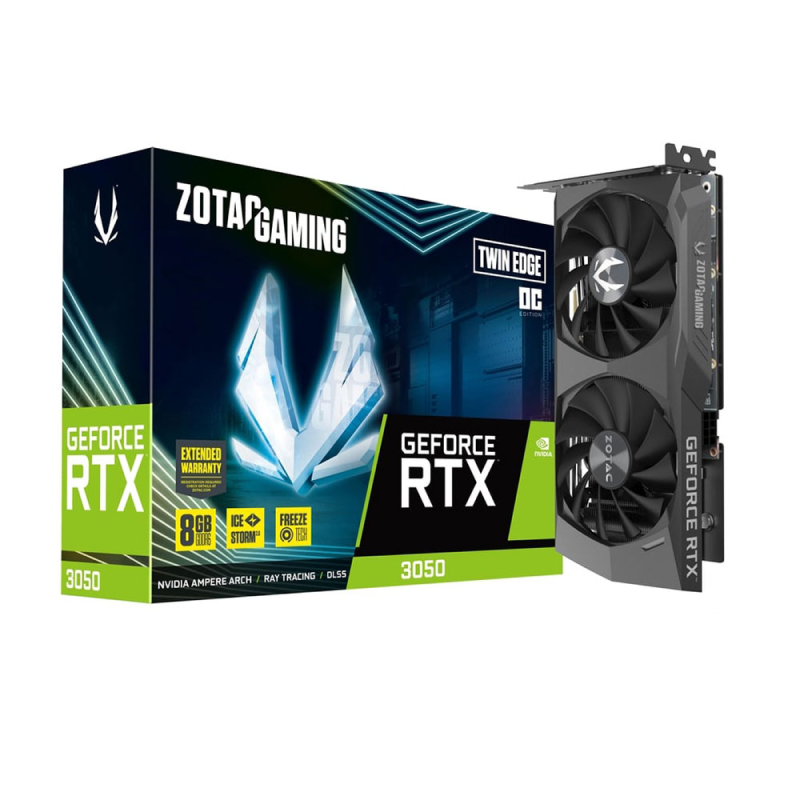 Tarjeta de video Zotac Geforce RTX 3050 Twin Edge OC 8GB