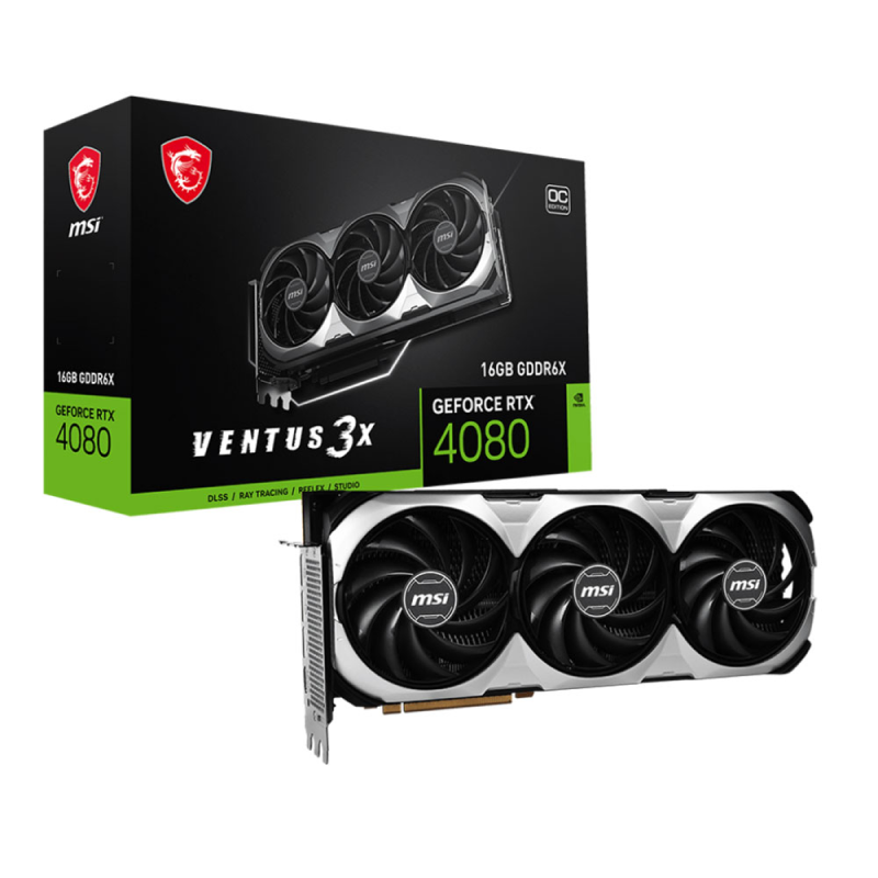 Tarjeta de Video MSI Geforce RTX 4080 Ventus 3X 16 GB OC