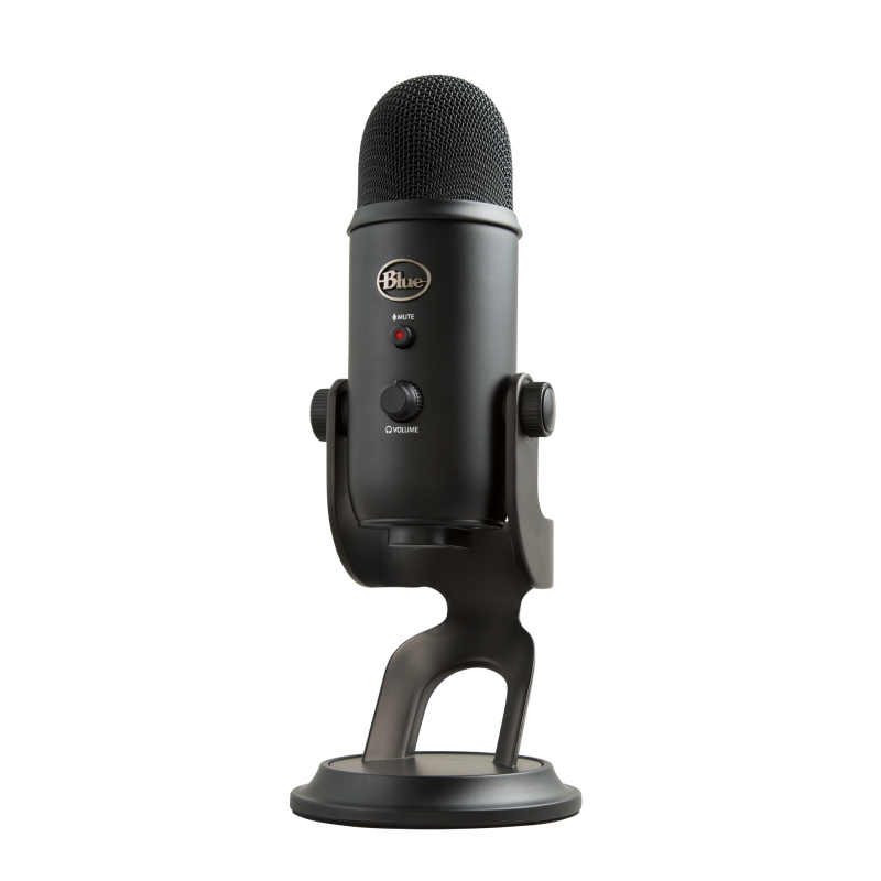 Micrófono Blue Yeti USB streaming Cardiode/ Omni/ Bi Led Black
