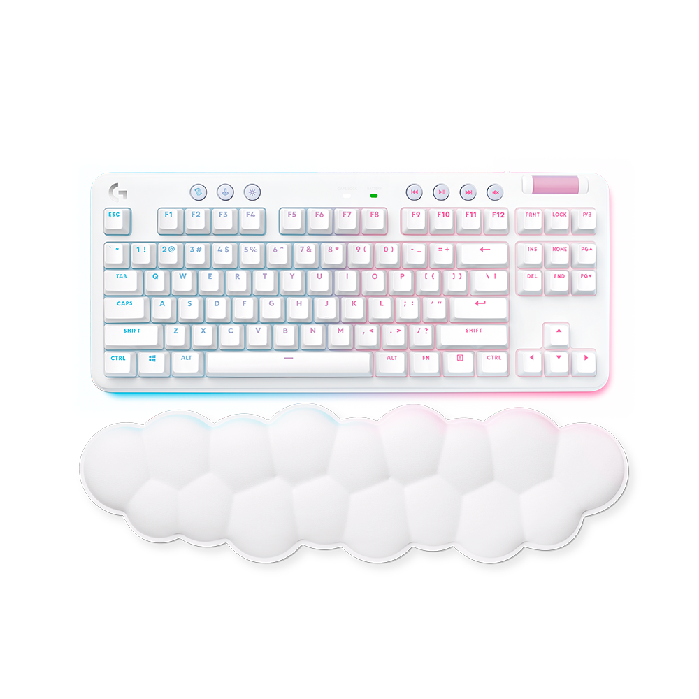 Teclado Mecánico Logitech G715 TKL Lightspeed RGB c/ Reposamuñeca