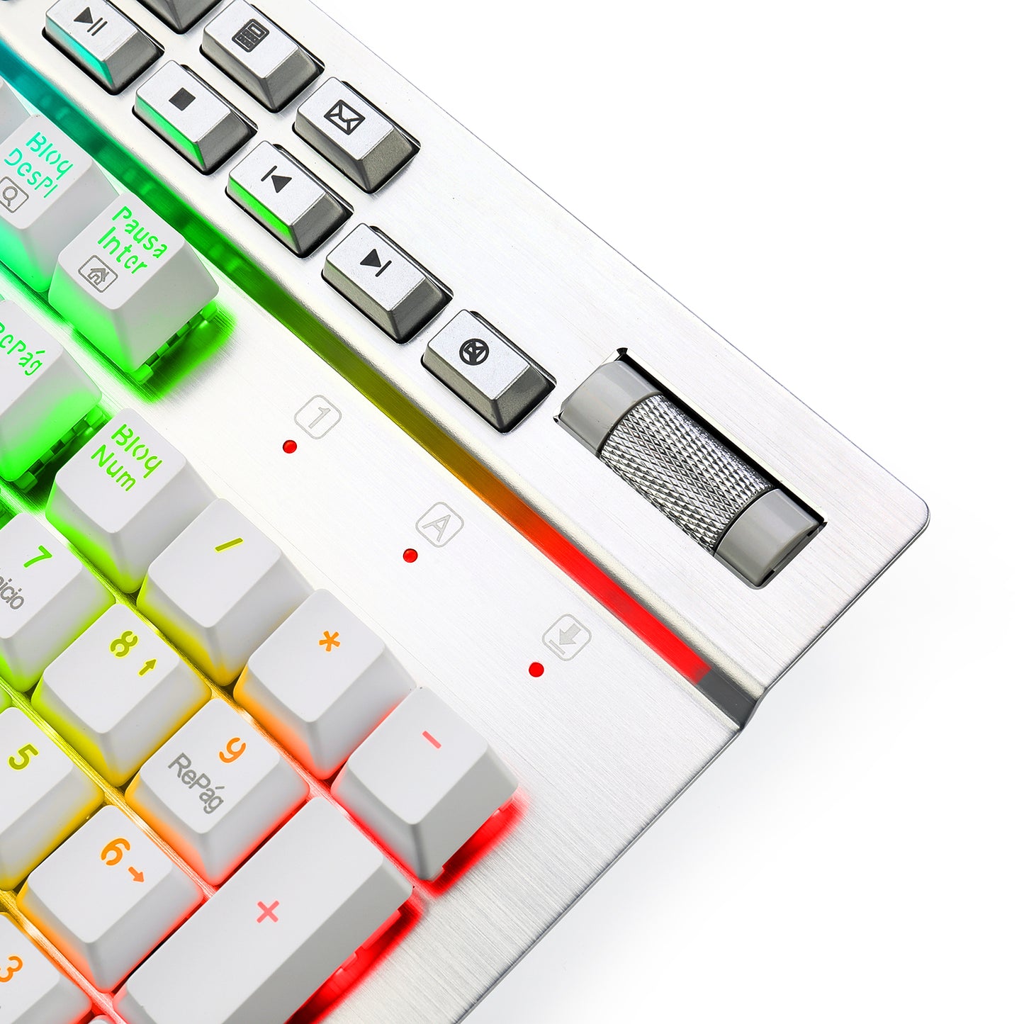 Teclado Redragon YAMA WHITE K550W-SP