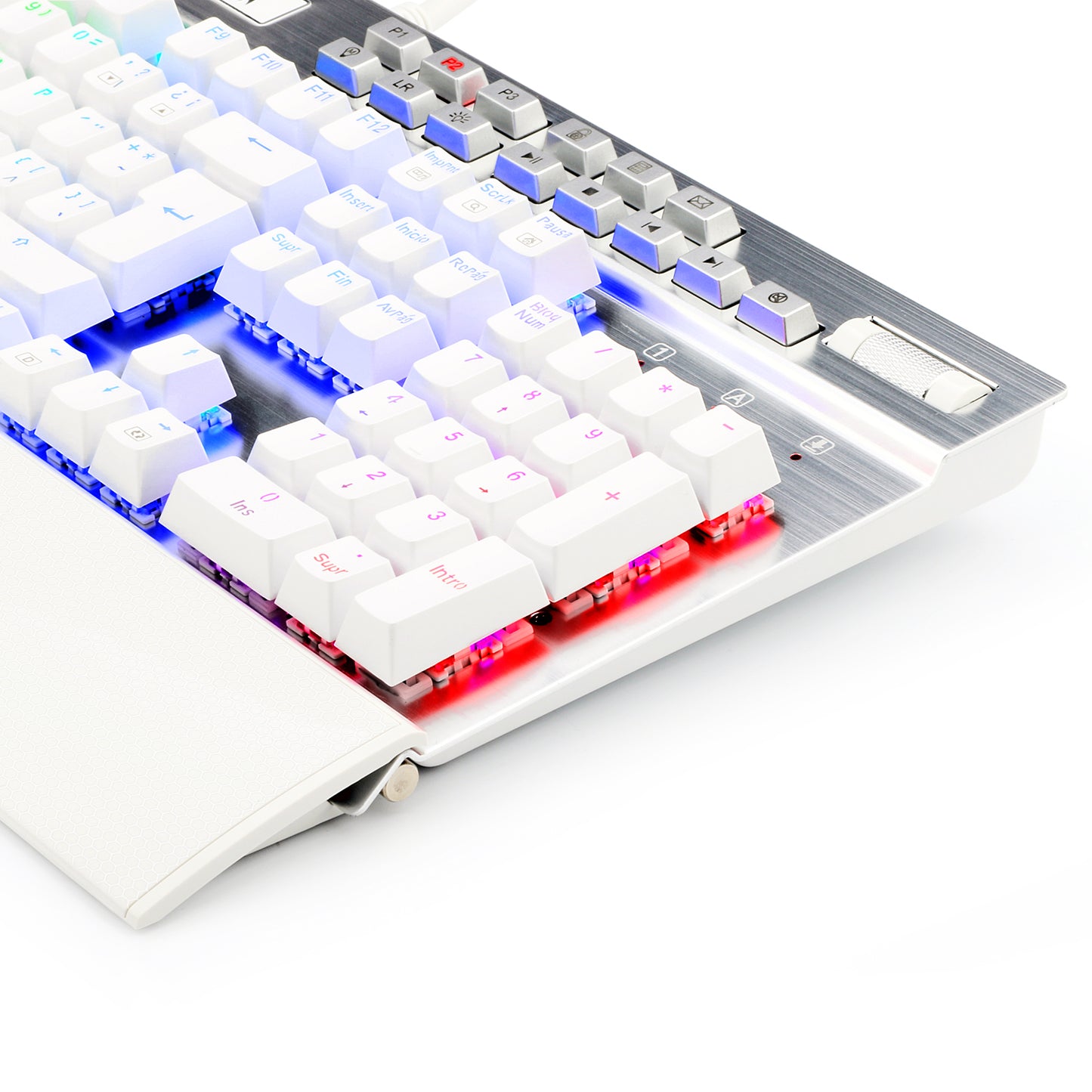 Teclado Redragon YAMA WHITE K550W-SP