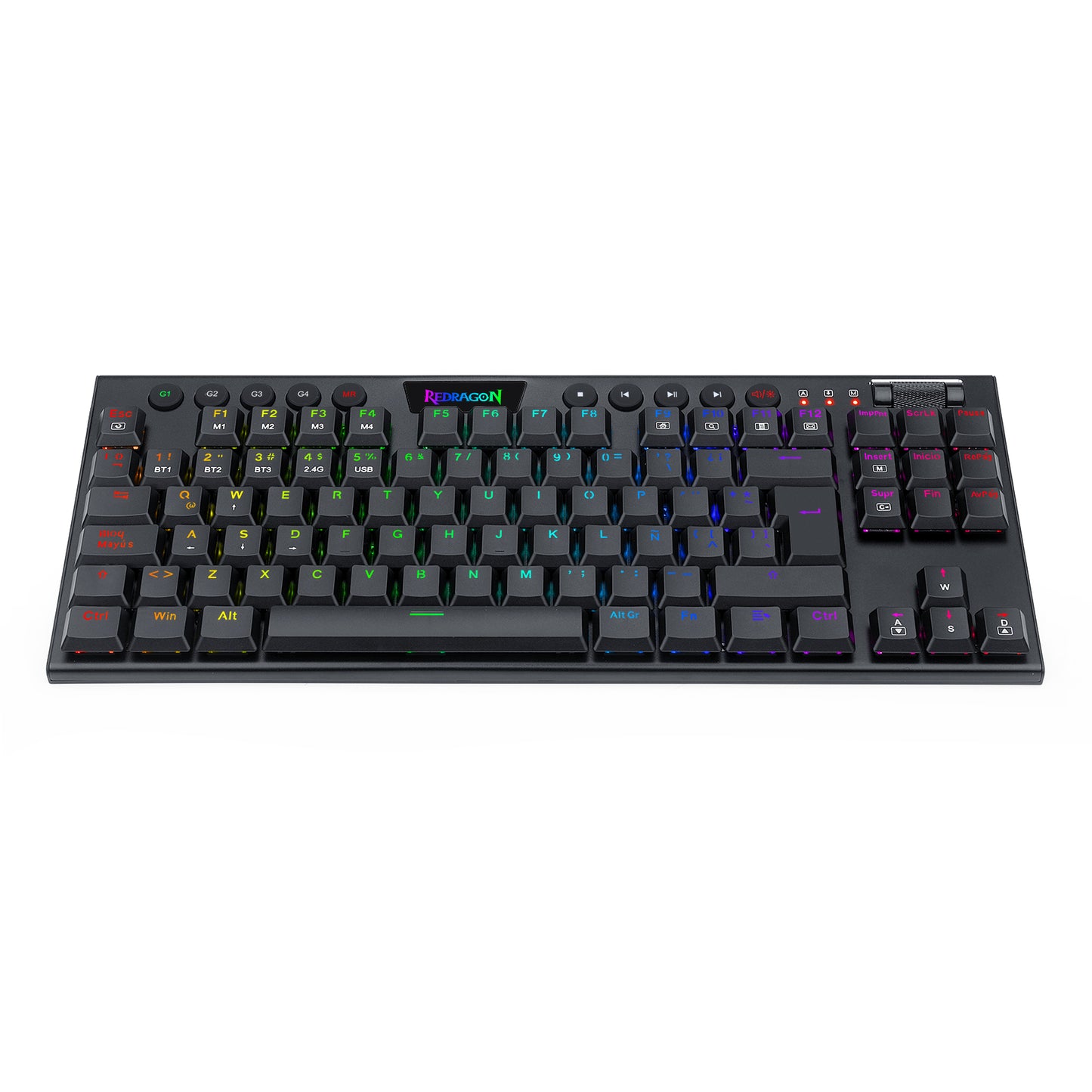Teclado Redragon Horus TKL Wireless K621 RGB SP