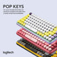 Teclado Logitech Pop Keys Multidispositivo Inalámbrico