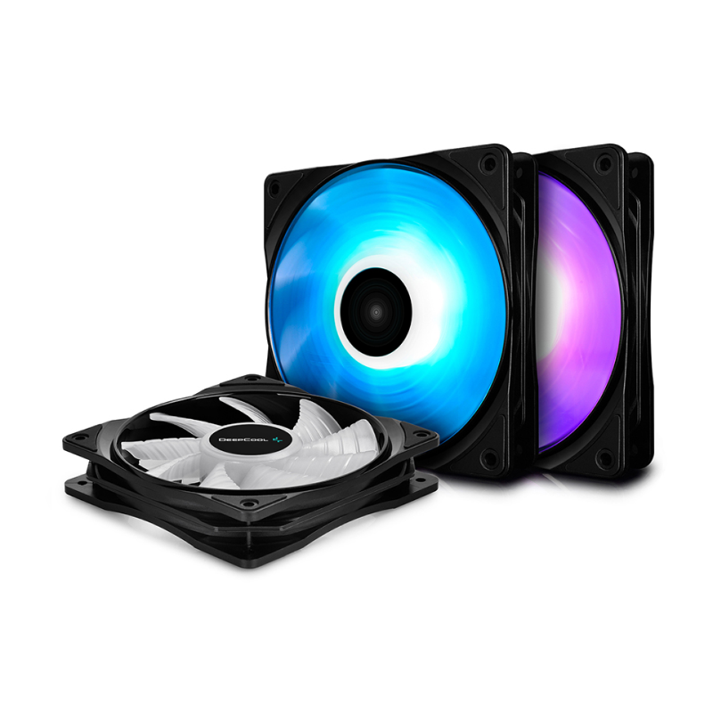Cooler para case Deepcool RF120 RGB x3