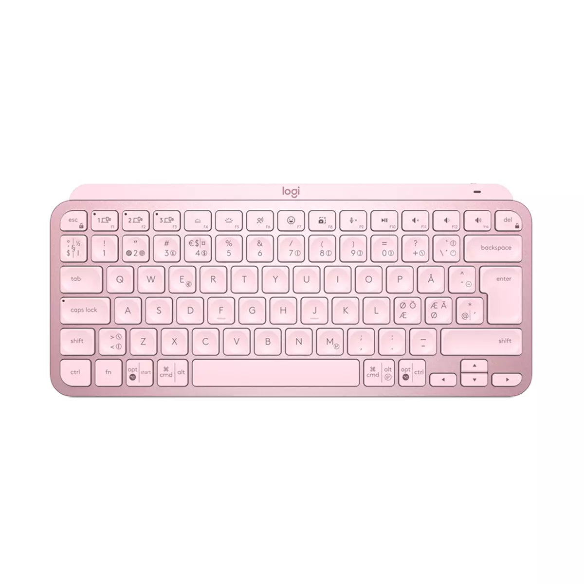 Teclado Logitech MX Keys Mini Multidispositivo Rosa