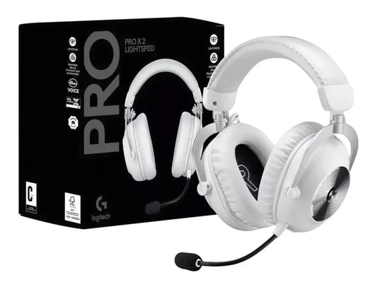 AUDIFONO C/MICROF. LOGITECH G PRO X 2 LIGHTSPEED WIRELESS / BT / 3.5 MM WHITE