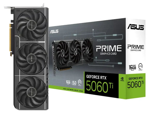 Tarjeta de video ASUS PRIME-RTX5060TI-O16G, 16GB GDDR7, PCIe Gen 5.0