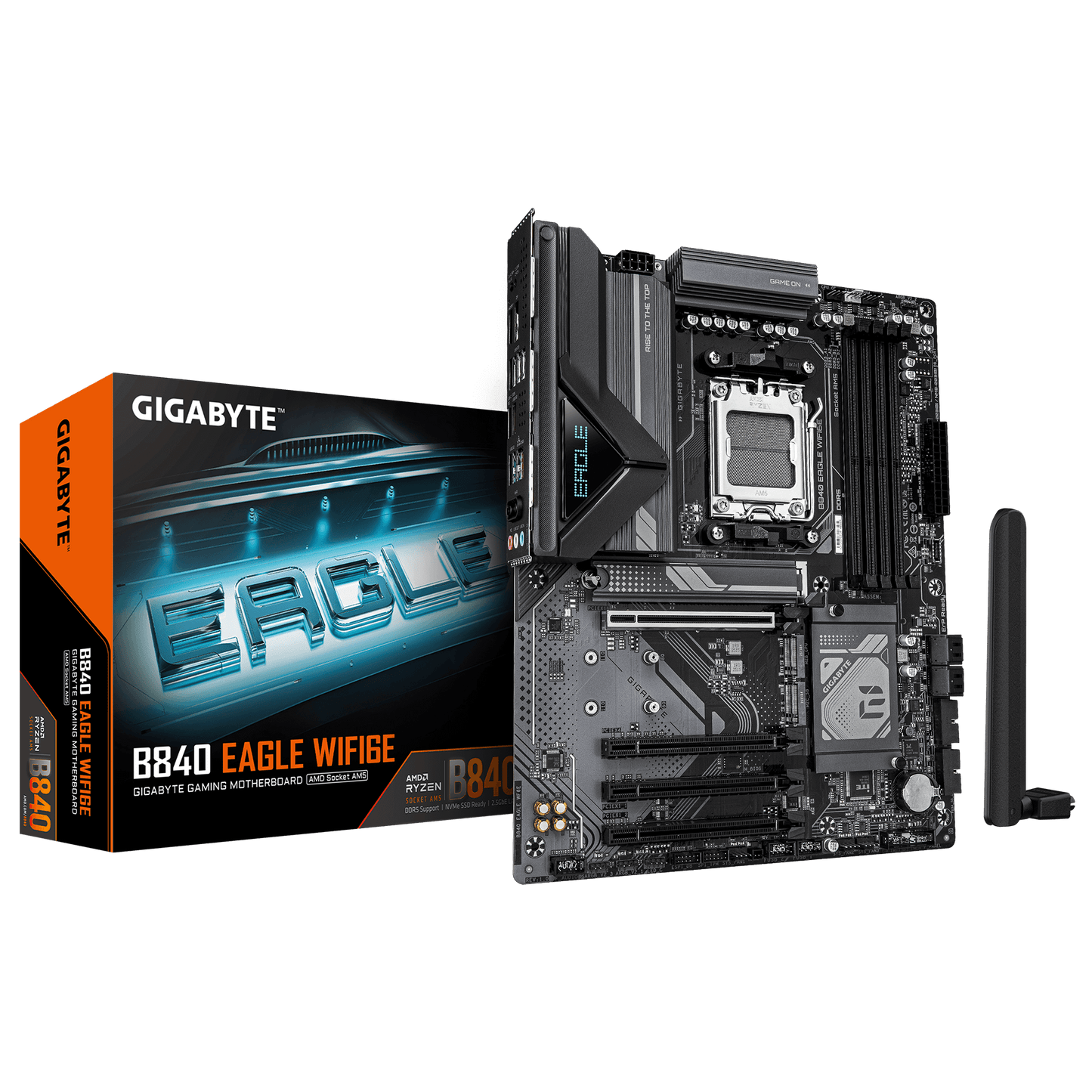 Motherboard GIGABYTE B840M EAGLE WIFI6, Chipset AMD B840, Socket AMD AM5, ATX