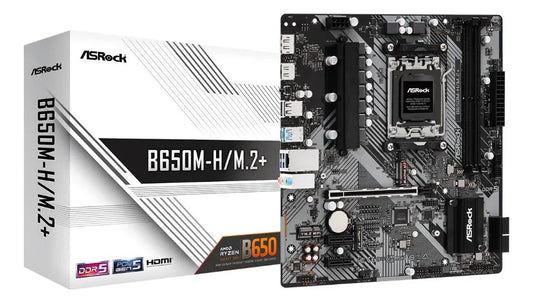 Motherboard ASROCK B650M-H/M.2+, Chipset AMD B650, Socket AMD AM5, mATX