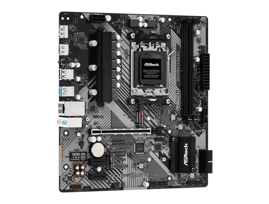 Motherboard ASROCK B650M-H/M.2+, Chipset AMD B650, Socket AMD AM5, mATX