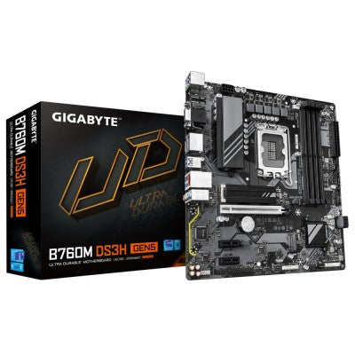 Motherboard Gigabyte B760M DS3H GEN5, Chipset Intel B760, LGA1700, mATX