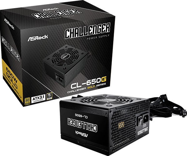 ASROCK PSU AR CL-650G 80+G ATX3.1