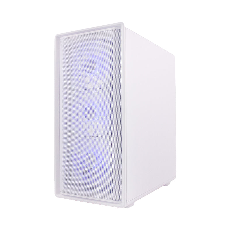 Case sin fuente Gamer TEROS TE-1329G, ITX, M-ATX, ATX, 3.5" y 2.5", Blanco