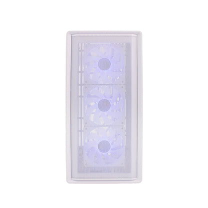 Case sin fuente Gamer TEROS TE-1329G, ITX, M-ATX, ATX, 3.5" y 2.5", Blanco