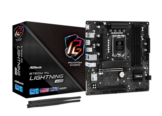 Motherboard ASROCK B760M PG Lightning WiFi, Chipset Intel B760, LGA1700, mATX