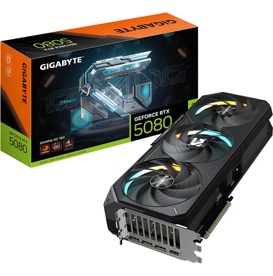VGA GIGABYTE GEFORCE NVIDIA RTX 5080 GAMING OC 16GB GDDR7