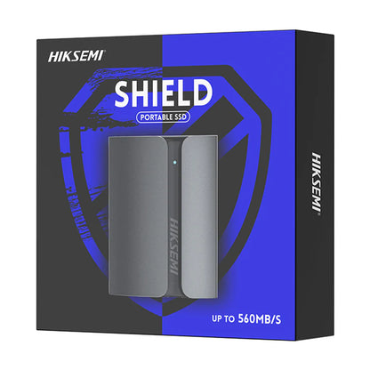 Unidad en estado solido (SSD) Portatil HIKSEMI HS-ESSD-T300S, 512GB, USB 3.2 Tipo-C, Gris