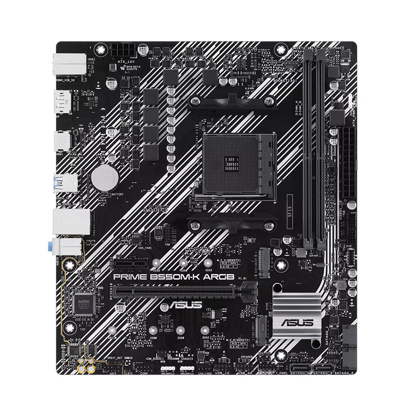 Motherboard Asus PRIME B550M-K ARGB, Chipset AMD B550, Socket AMD AM4, mATX