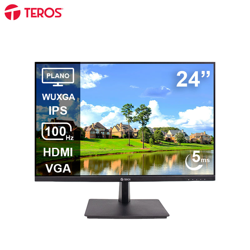 Monitor Plano TEROS TE-2420CS, 24" WUXGA , 100Hz