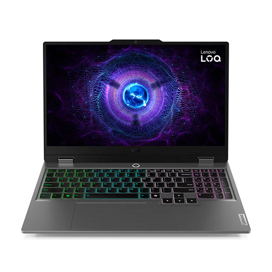 Laptop Gaming Lenovo LOQ 15IAX9, 15.6" FHD IPS, Core i5-12450HX hasta 4.4GHz, 16GB DDR5