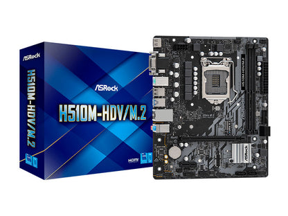 Motherboard ASROCK H510M-HDV/M.2 SE, Chipset Intel H470, LGA1200, mATX