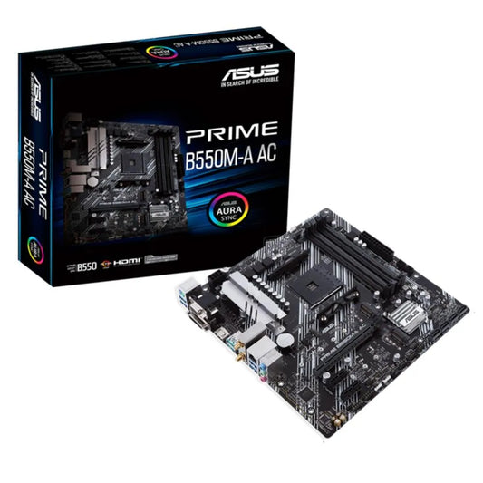 Motherboard Asus PRIME B550M-A AC, Chipset AMD B550, Socket AMD AM4, mATX