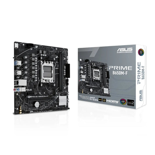 Motherboard ASUS PRIME B650M-F, Chipset AMD B650, Socket AMD AM5, mATX