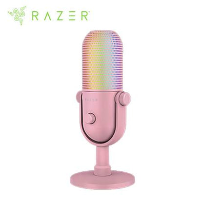MICROFONO RAZER SEIREN V3 CHROMA USB STREAMING SUPERCARDIOIDE C/N SENSOR TOUCH SILENT QUARTZ
