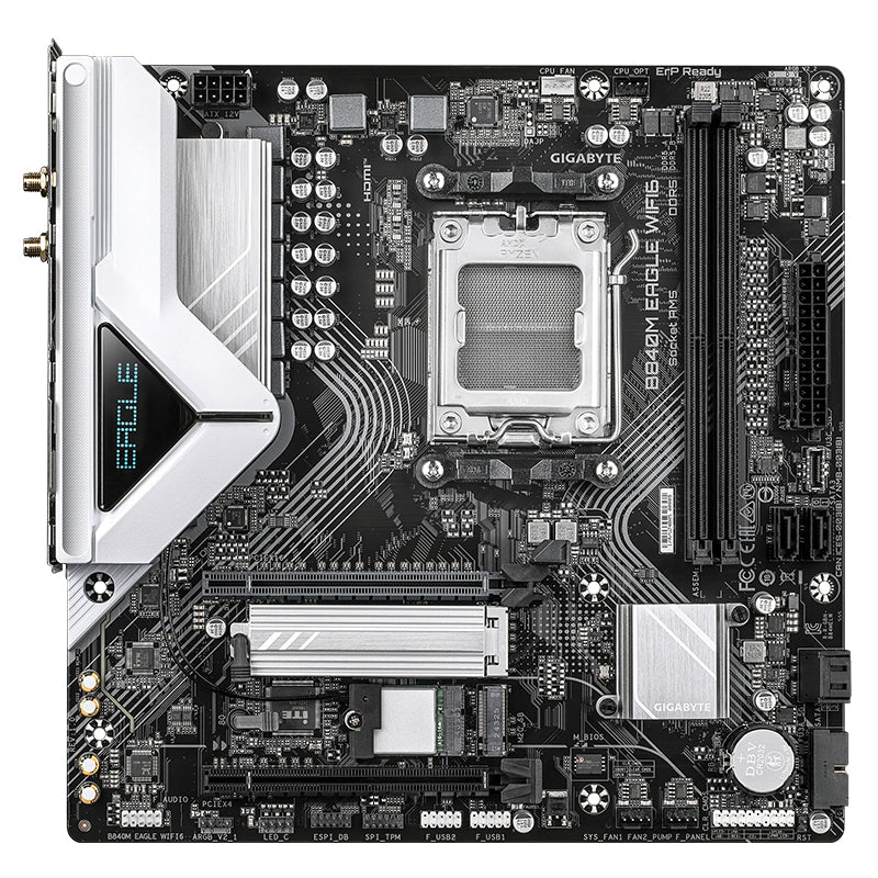 Motherboard GIGABYTE B840M EAGLE WIFI6, Chipset AMD B840, Socket AMD AM5, ATX