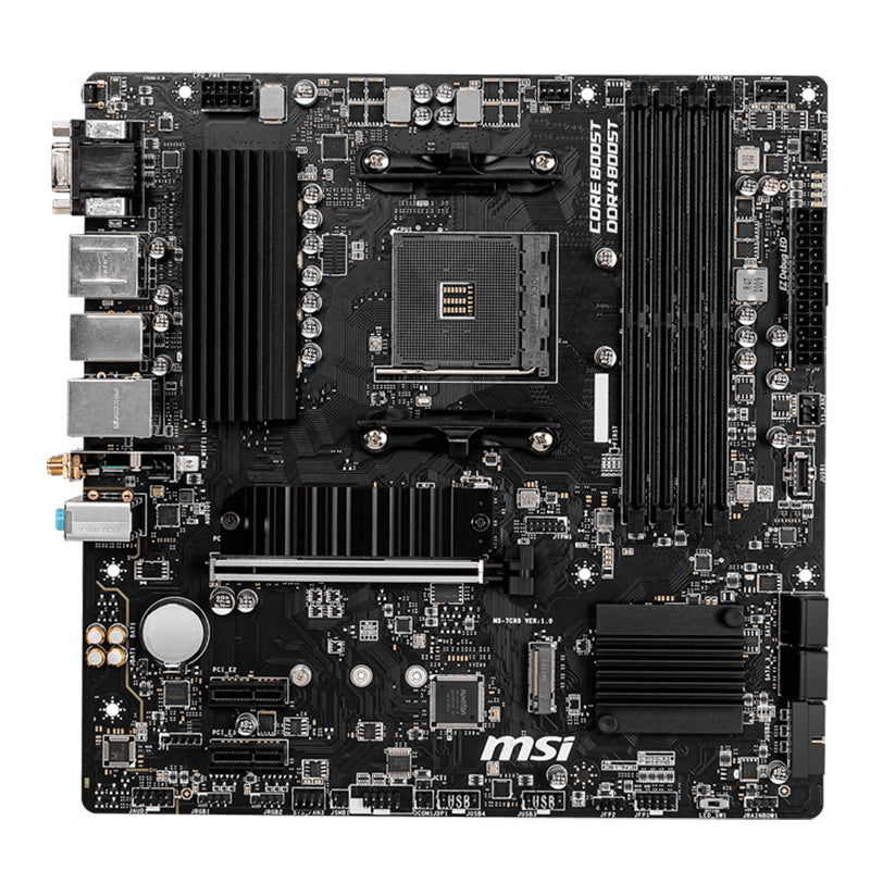 Motherboard MSI B550M PRO-VDH WIFI, AMD B550, AM4 Socket, VGA, HDMI, DP, USB 3.2 Gen1