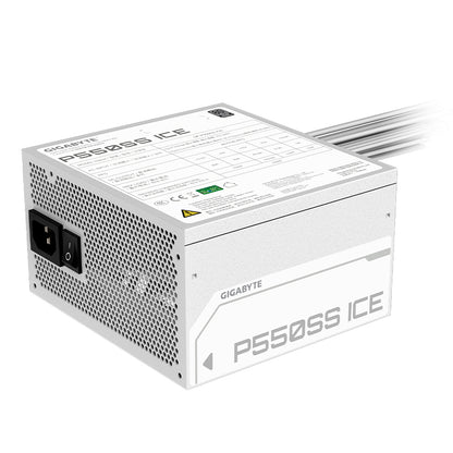 Fuente de alimentación Gigabyte P550SS ICE , 550W, 80 PLUS Silver, Formato ATX.