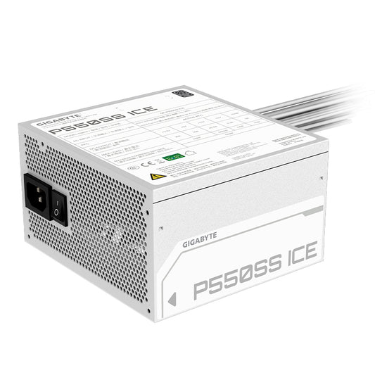 Fuente de alimentación Gigabyte P550SS ICE , 550W, 80 PLUS Silver, Formato ATX.