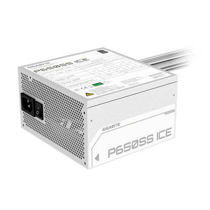 Fuente de alimentación Gigabyte P650SS ICE , 650W, ATX, 80 Plus Silver.