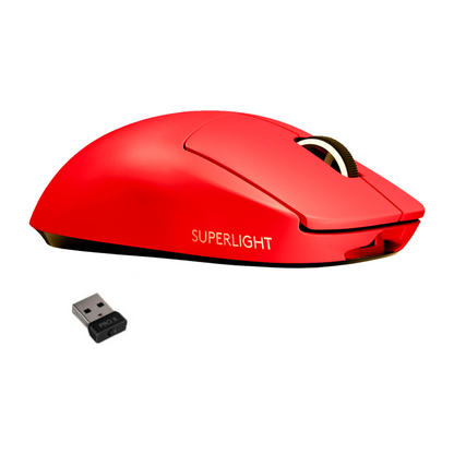 Mouse Logitech Pro X Superlight Lightspeed Hero 25K Red