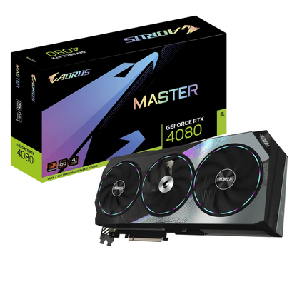 Tarjeta de video GIGABYTE AORUS GeForce RTX 4080 16GB MASTER GDDR6X