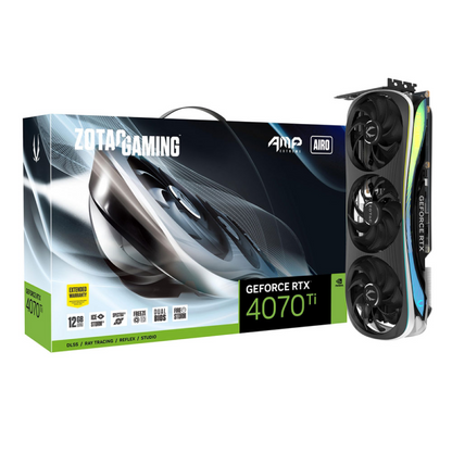 Tarjeta de video ZOTAC Geforce RTX 4070 TI 12GB AMP XTREME AIRO GDDR6X