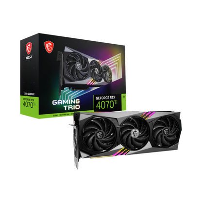 Tarjeta de video MSI Geforce RTX 4070 TI GAMING X TRIO 12GB GDDR6X