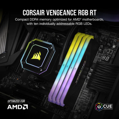 Mem. Ram Corsair Vengeance RGB RT 16GB (2x8) 3600 MHz