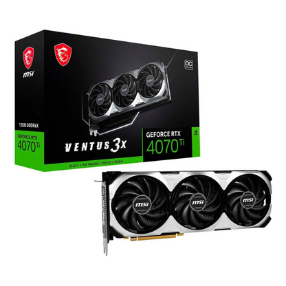 Tarjeta de Video MSI Geforce RTX 4070 Ti Ventus 3X 12G OC