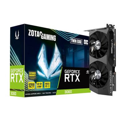 Tarjeta de video Zotac Geforce RTX 3060 Twin Edge OC 12GB