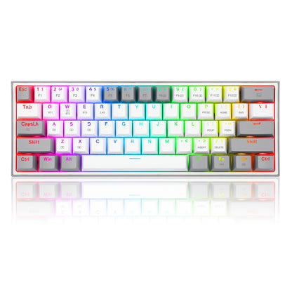 Teclado Redragon FIZZ PRO Wireless EN K616-RGB-WG WHITE/GREY