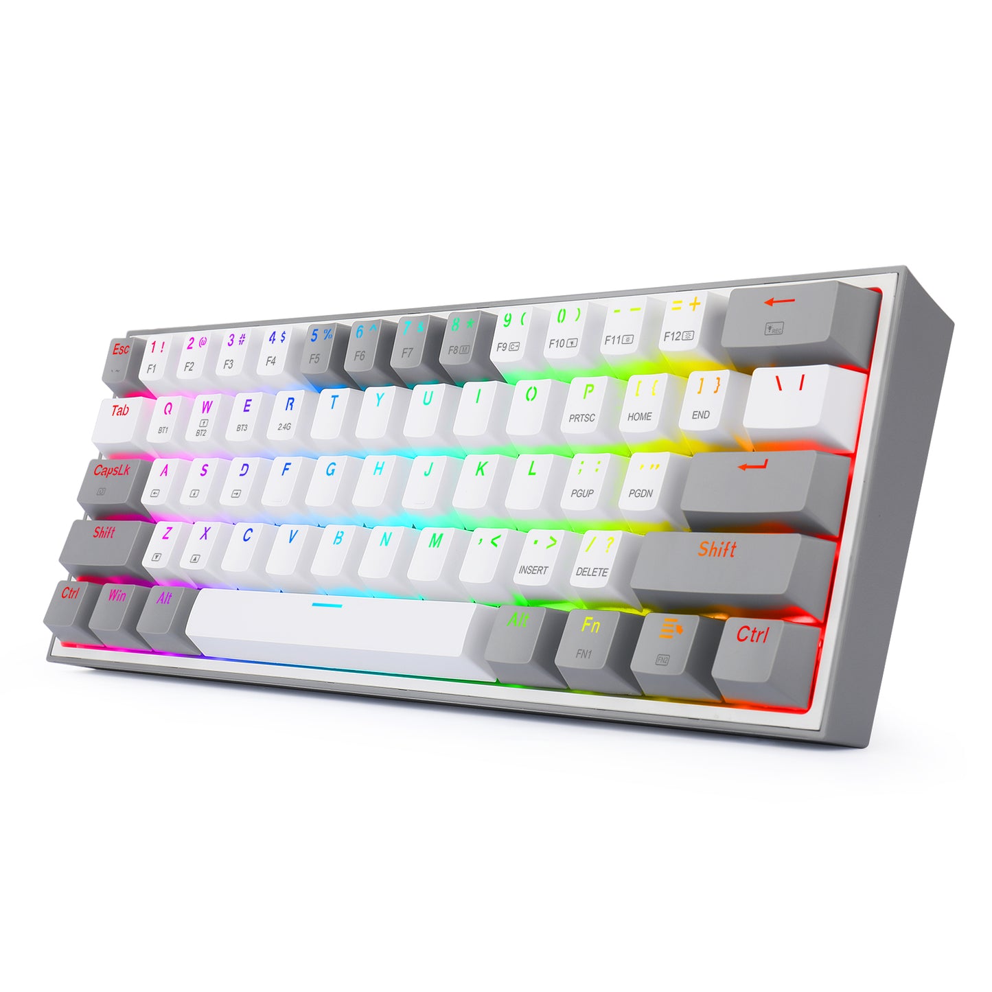 Teclado Redragon FIZZ PRO Wireless EN K616-RGB-WG WHITE/GREY